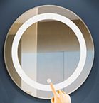 How to Install a Mirrior Light Switch into Your Mirrors and Marble Rectangular LED Mirror Frame?