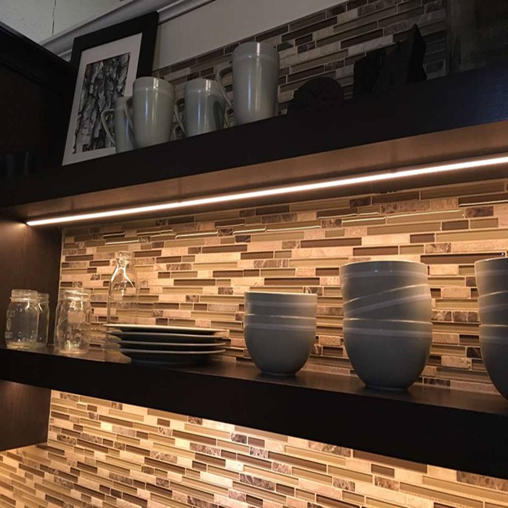 What benifit of cabinet interior lighting?