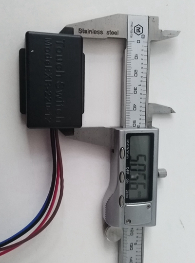 touch sensor switch for mirror