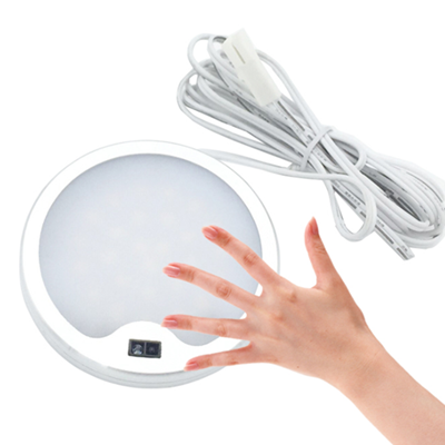 12V LED Puck Light with Hand Wave Sensor Switch