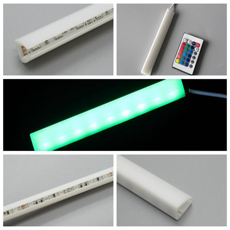 Fashion Style Led Glass Edge Lighting with RGB Color Changing