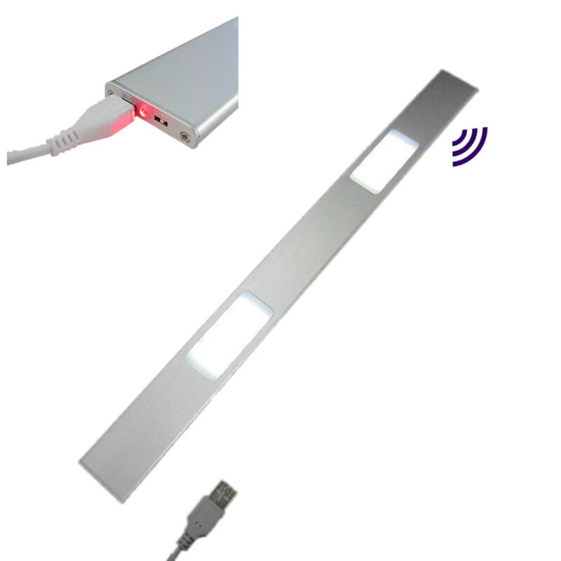 Ultra Thin Rechargeable Battery Powered Magnetic Wireless Led Under Cabinet Lighting