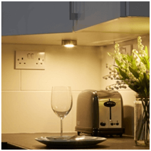 12V Puck Lights for Kitchen Cabinet