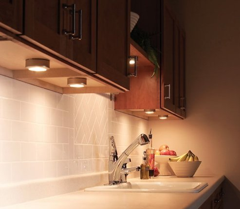 How to install cabinet light for kitchen?