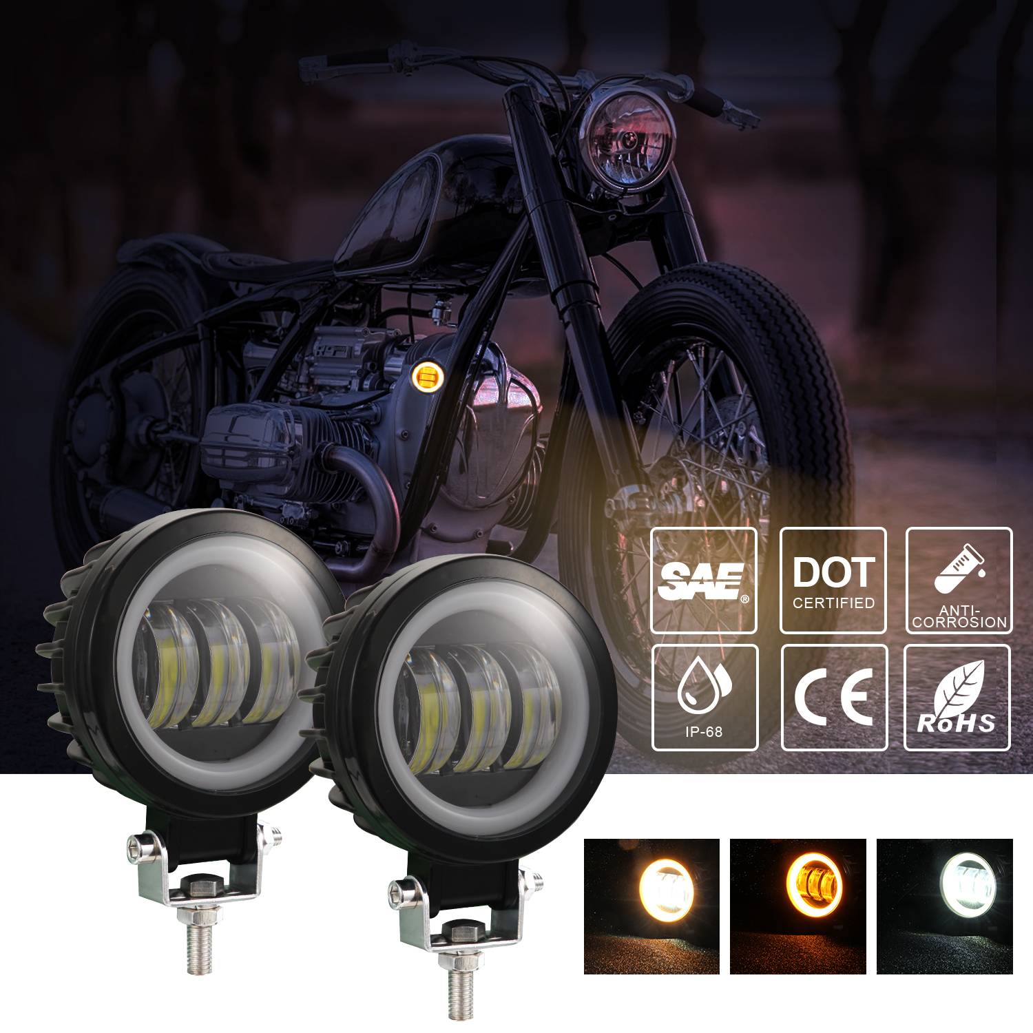 How To Choose An Effective LED Motorcycle Daytime Running Lights?