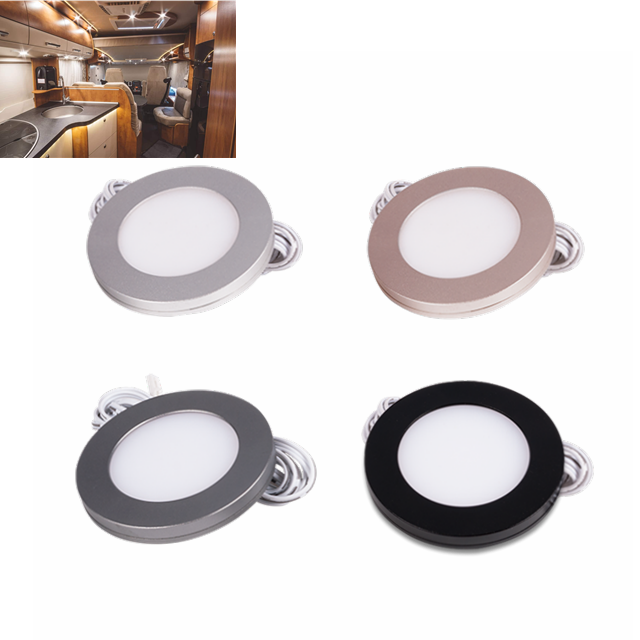 12V Magnet Surface Mount RV Caravan Under Cabinet Puck Light