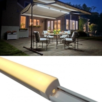 24V Linkable Cabinet Shelf Light Pergola Patio Garden Canopy LED Awning Strip Light