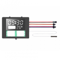 12v Temperature Time Clock Display Bathroom Mirror Touch Switch