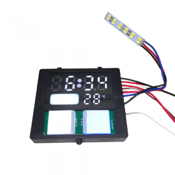 12v Temperature Time Clock Display Bathroom Mirror Touch Switch