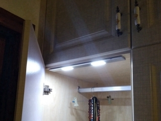 LED wardrobe and drawer light project