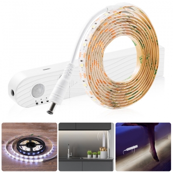 LED Strip With PIR Sensor for Bed/Cabinet/Closet