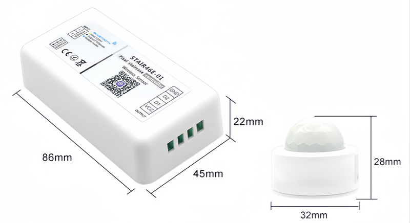 led stair controller pir sensor stair light controller led stair induction controller pixel led stair controller