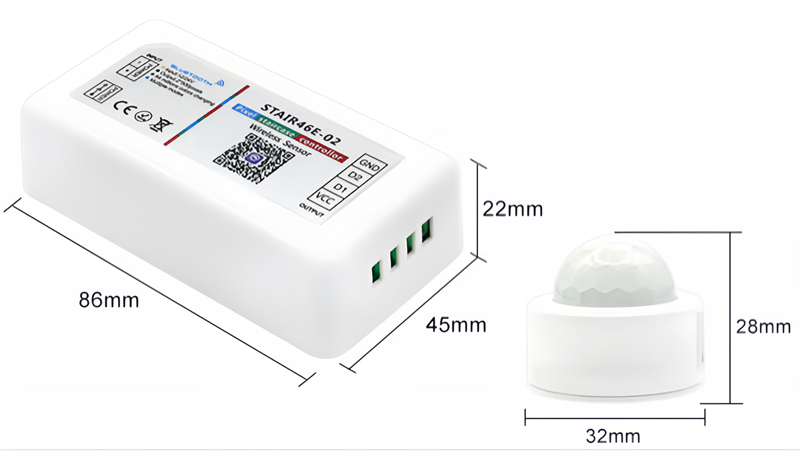 led stair controller pir sensor stair light controller led stair induction controller pixel led stair controller