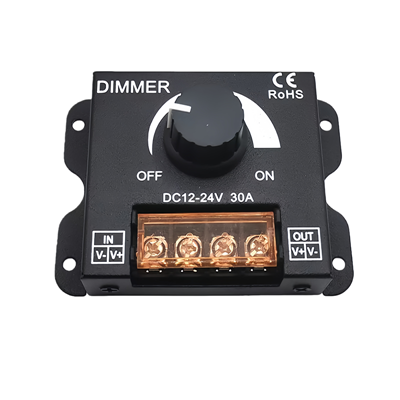 LED Knob Dimmer 12/24v