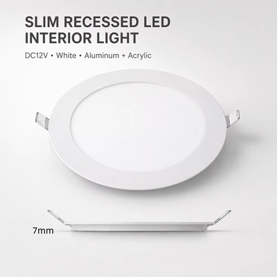 Recessed LED Camper Lights