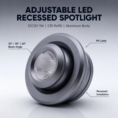 Recessed Rotatable LED Downlights