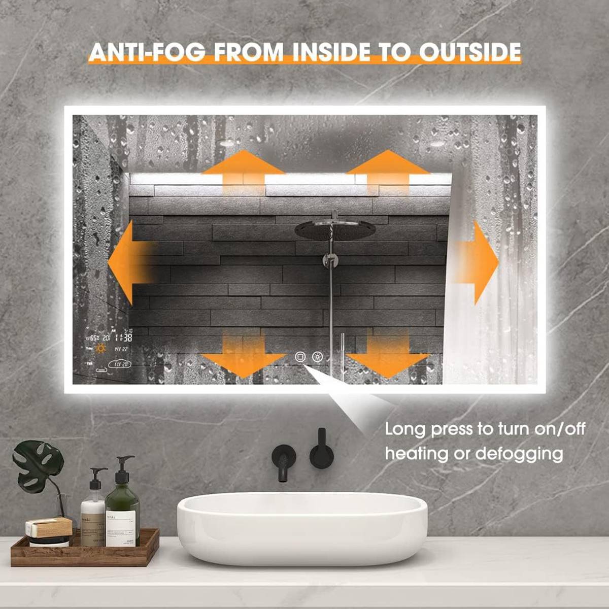 What Is a Bathroom Mirror Demister Pad?